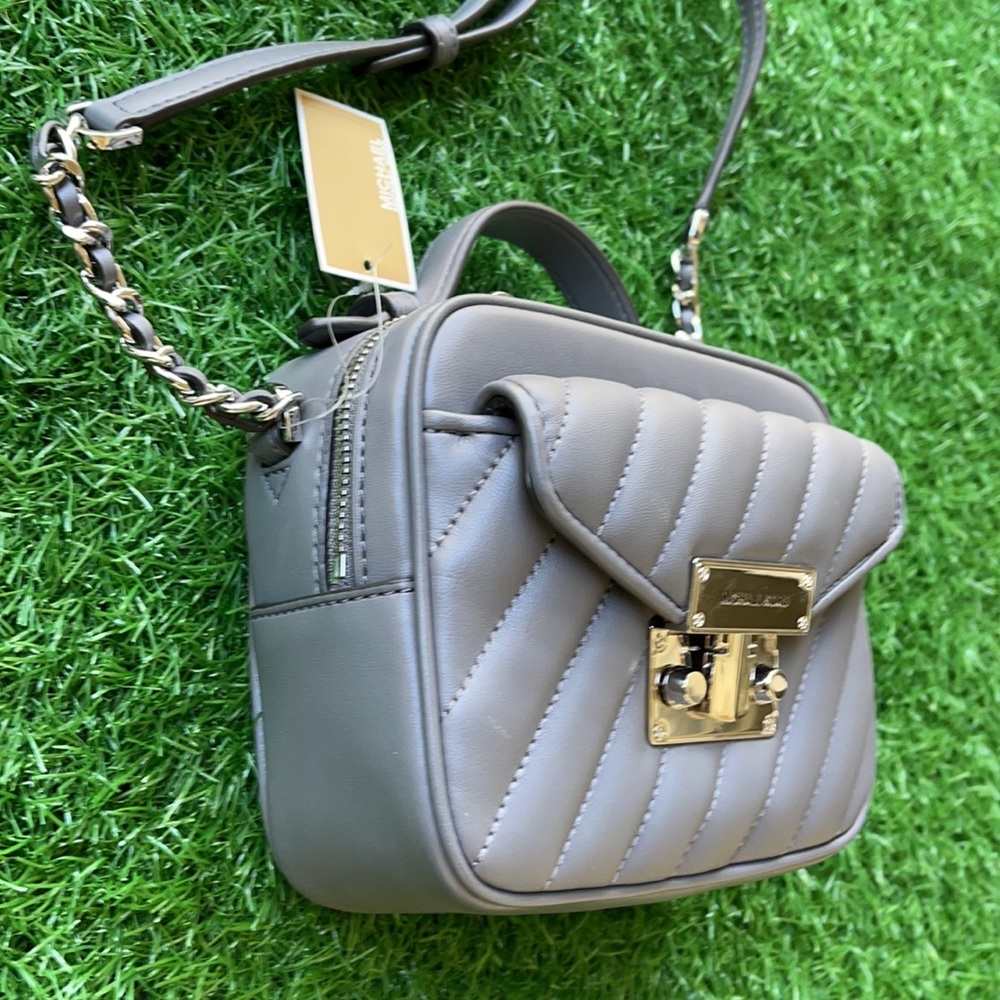 Michael Kors Small Rose Top Handle Leather Satchel - Picture 2 of 16